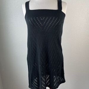 NWT Decoded Black Large Knit Sweater Dress